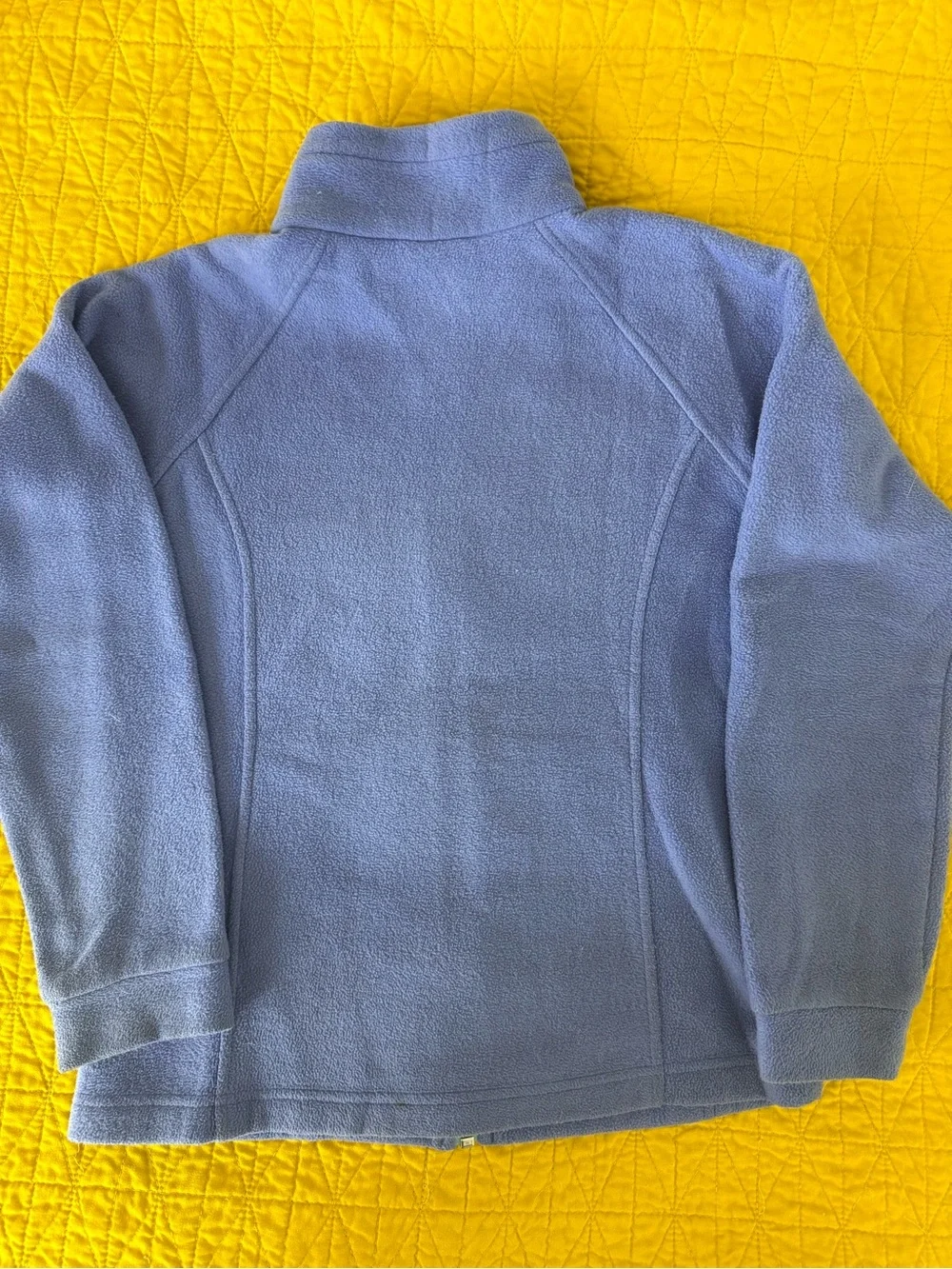 Columbia Lavender Fleece Jacket with Mint Zip